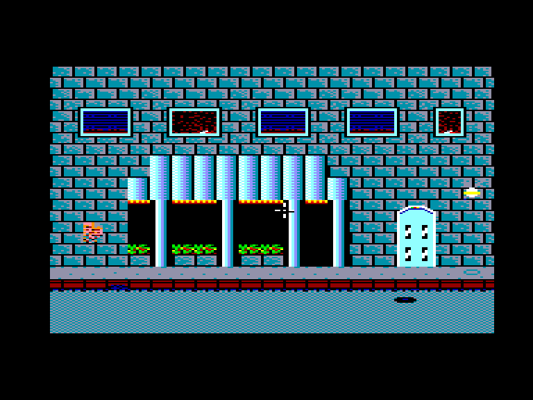 screenshot of the Amstrad CPC game Danger street by GameBase CPC