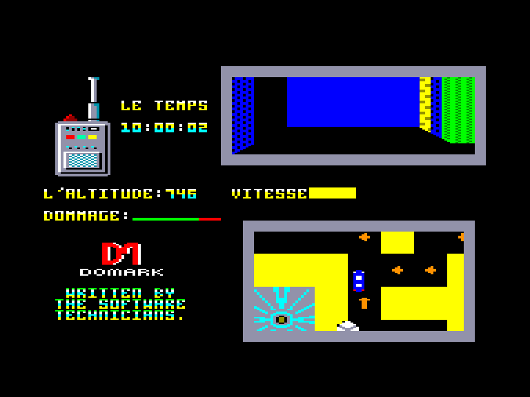 screenshot of the Amstrad CPC game View to a Kill (a) by GameBase CPC