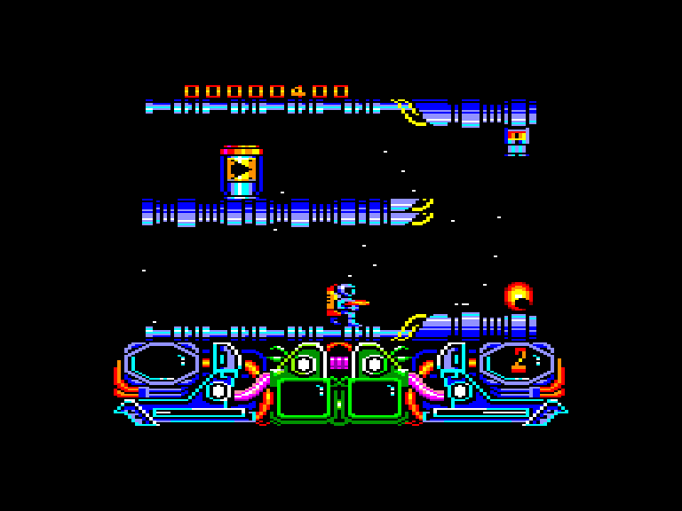 screenshot of the Amstrad CPC game Dark Fusion by GameBase CPC