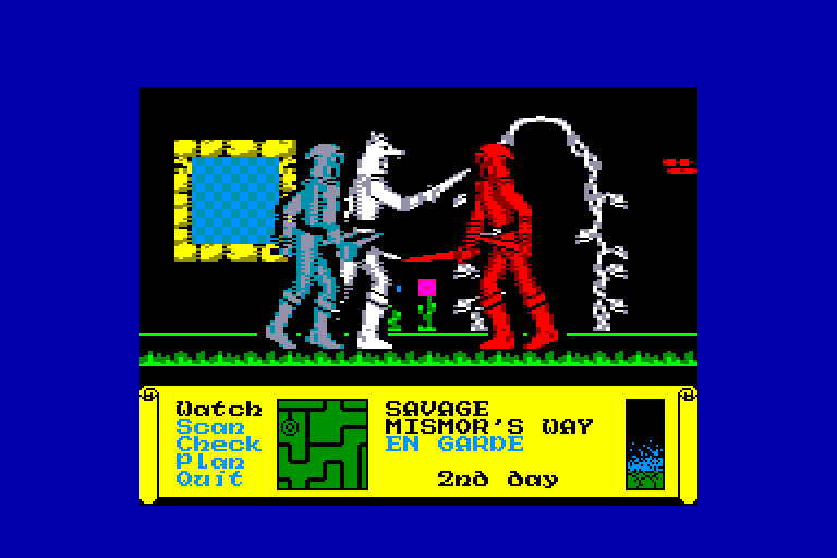 screenshot of the Amstrad CPC game Dark Sceptre by GameBase CPC