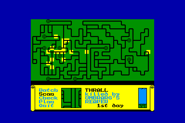 screenshot of the Amstrad CPC game Dark Sceptre by GameBase CPC