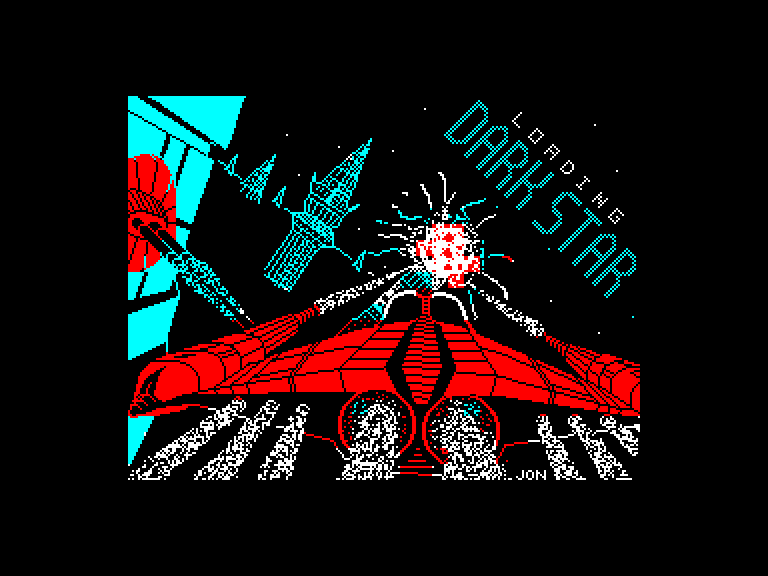 screenshot of the Amstrad CPC game Dark star by GameBase CPC