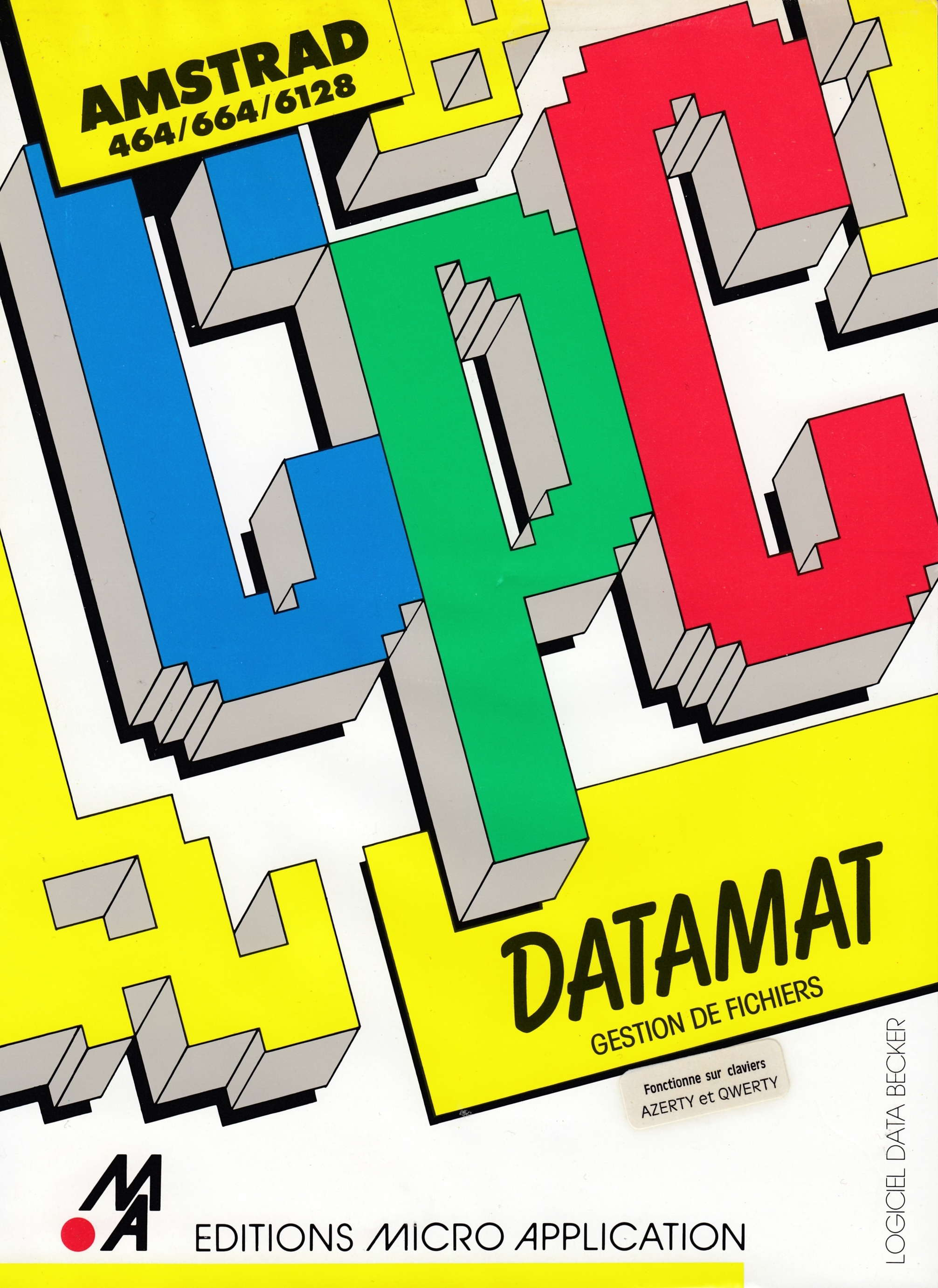 cover of the Amstrad CPC game Datamat  by GameBase CPC