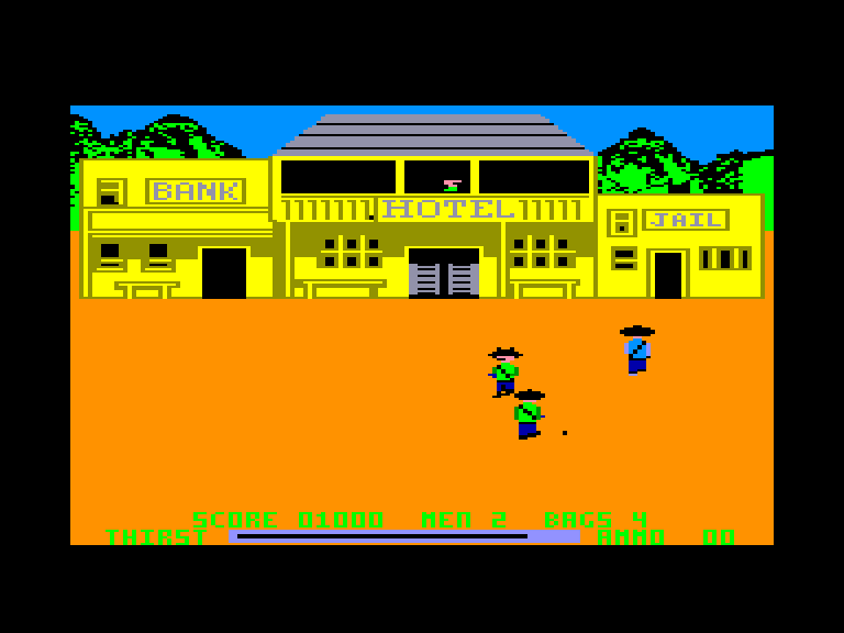 screenshot of the Amstrad CPC game Dead or alive by GameBase CPC