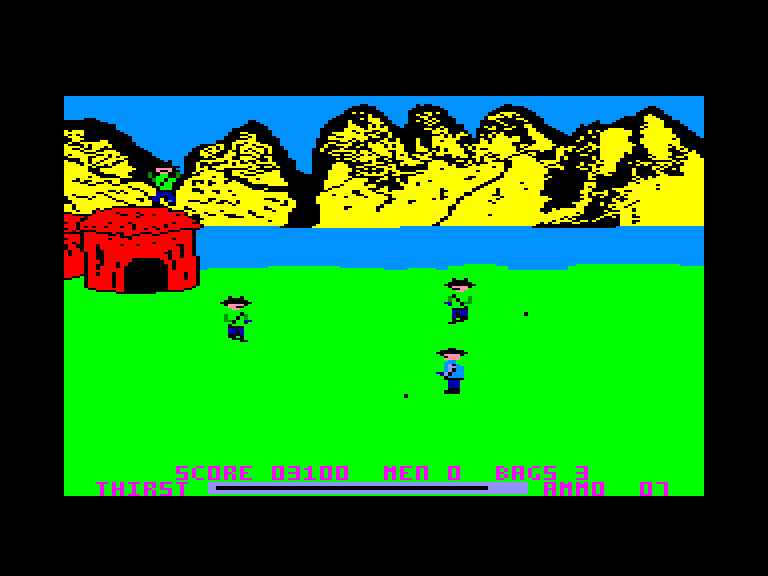 screenshot of the Amstrad CPC game Dead or alive by GameBase CPC