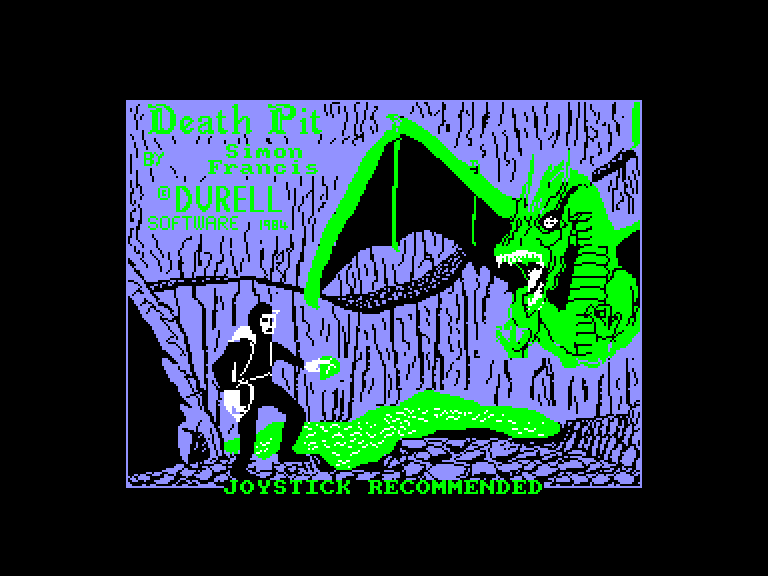 screenshot of the Amstrad CPC game Death pit by GameBase CPC