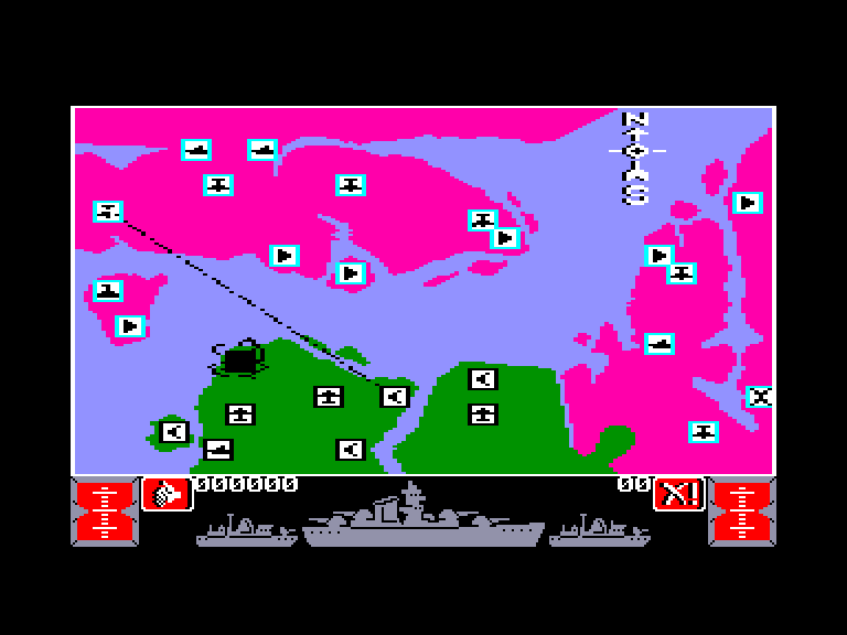 screenshot of the Amstrad CPC game Death wake by GameBase CPC