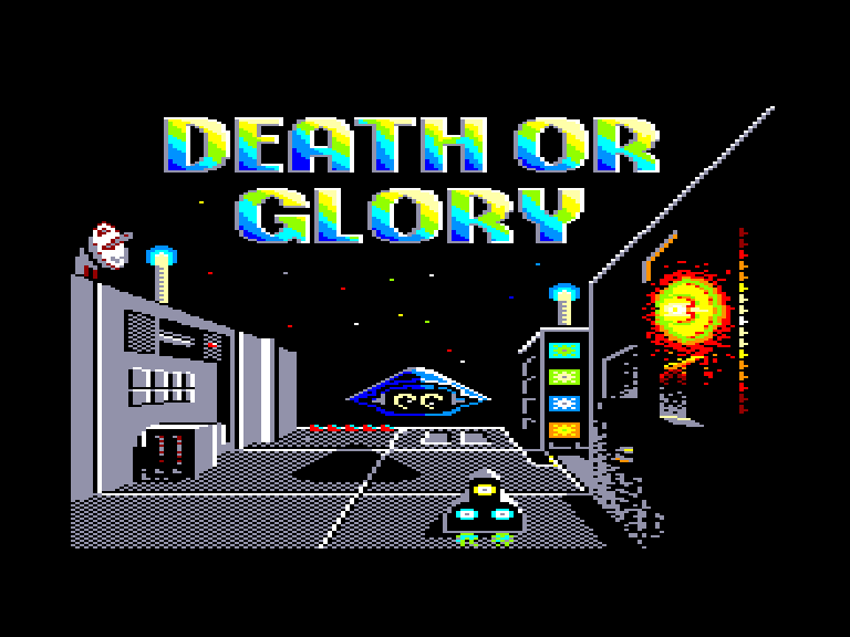 screenshot of the Amstrad CPC game Death or glory by GameBase CPC