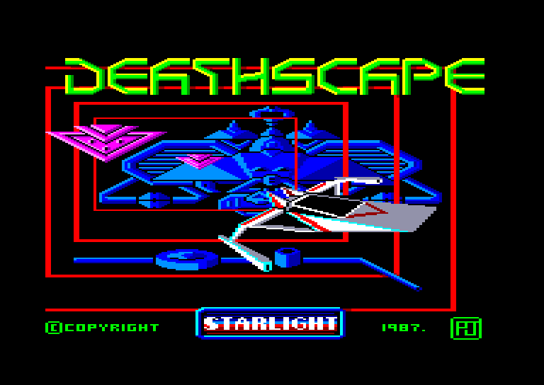 screenshot of the Amstrad CPC game Deathscape by GameBase CPC