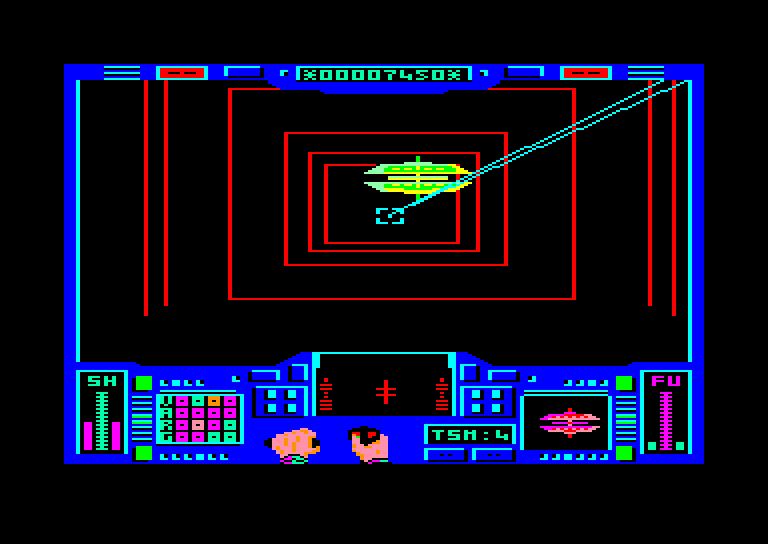 screenshot of the Amstrad CPC game Deathscape by GameBase CPC