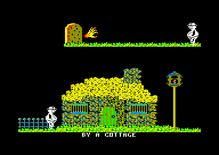 screenshot of the Amstrad CPC game Deathsville by GameBase CPC