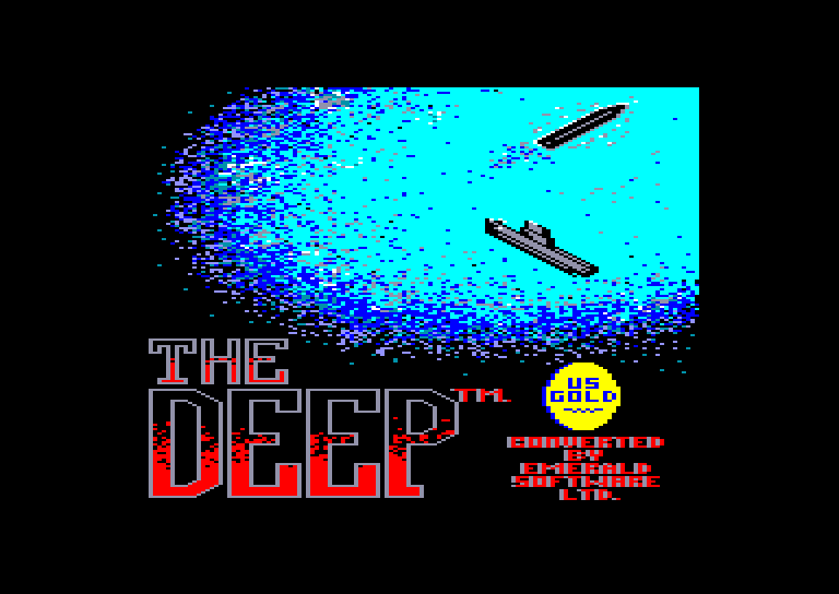 screenshot of the Amstrad CPC game Deep (the) by GameBase CPC