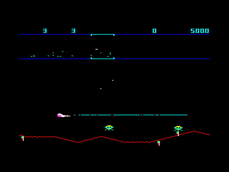 screenshot of the Amstrad CPC game Defend or die by GameBase CPC