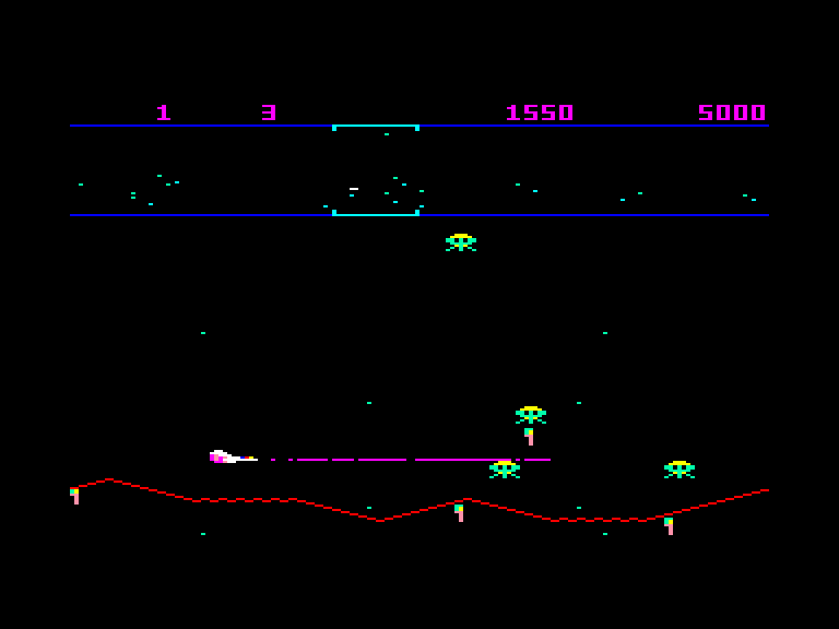 screenshot of the Amstrad CPC game Defend or die by GameBase CPC