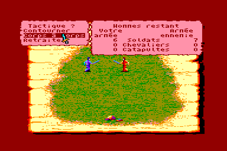 screenshot of the Amstrad CPC game Defender of the Crown by GameBase CPC