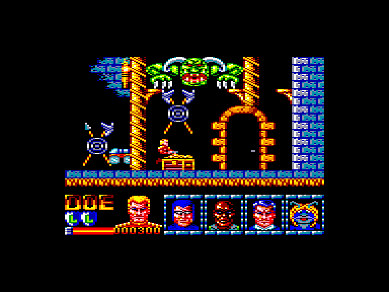 screenshot of the Amstrad CPC game Defenders of the Earth by GameBase CPC