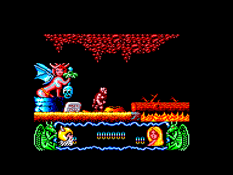screenshot of the Amstrad CPC game Deliverance - Stormlord II by GameBase CPC