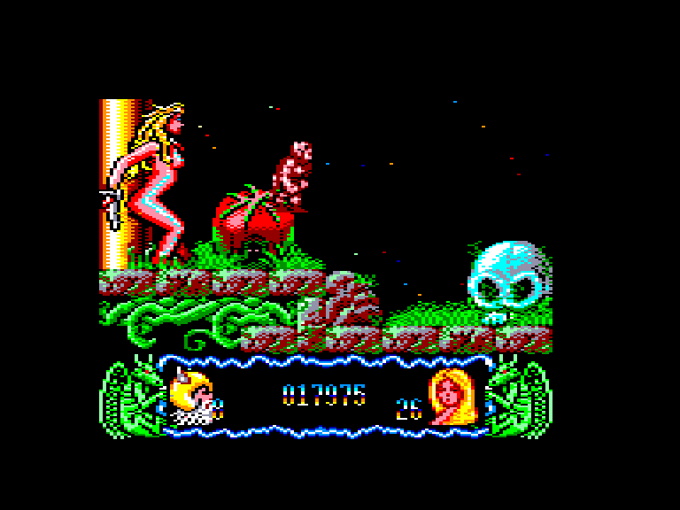screenshot of the Amstrad CPC game Deliverance - Stormlord II by GameBase CPC