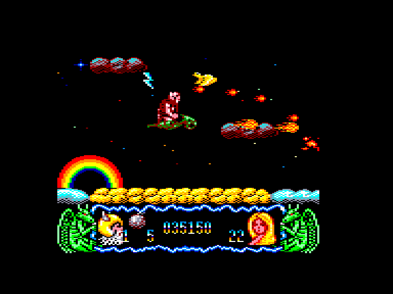 screenshot of the Amstrad CPC game Deliverance - Stormlord II by GameBase CPC