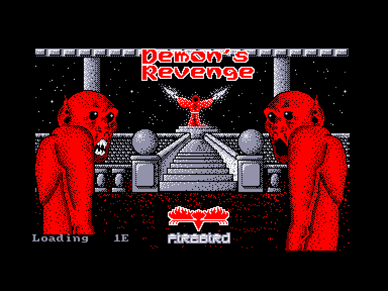 screenshot of the Amstrad CPC game Demon's revenge by GameBase CPC