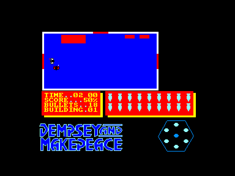screenshot of the Amstrad CPC game Dempsey and Makepeace by GameBase CPC