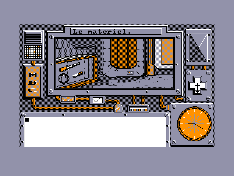 screenshot of the Amstrad CPC game Derniere mission (la) by GameBase CPC