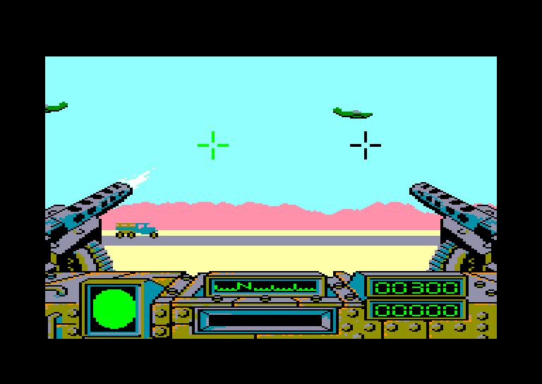 screenshot of the Amstrad CPC game Desert fox by GameBase CPC