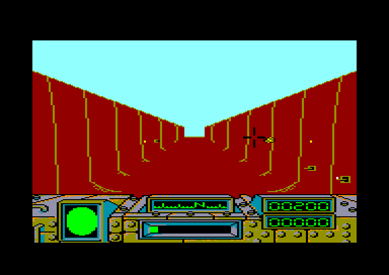 screenshot of the Amstrad CPC game Desert fox by GameBase CPC