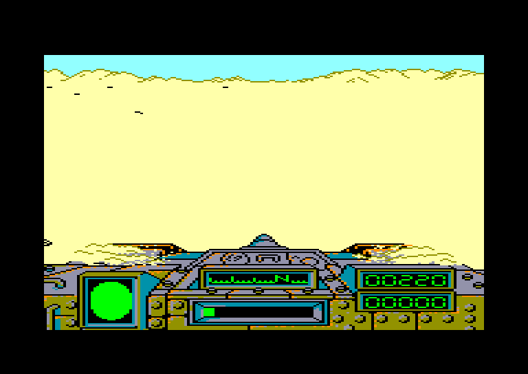 screenshot of the Amstrad CPC game Desert fox by GameBase CPC