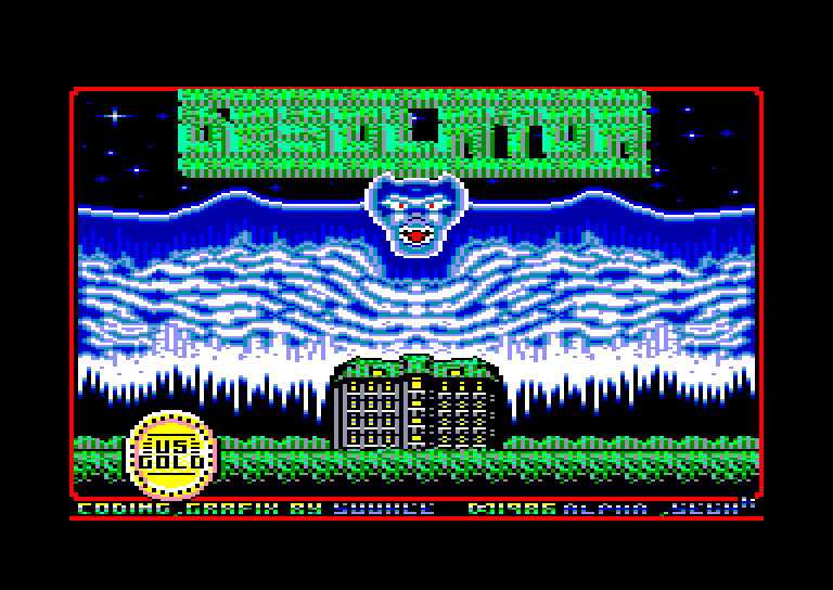 screenshot of the Amstrad CPC game Desolator - Halls of Kairos by GameBase CPC