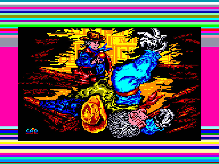 screenshot of the Amstrad CPC game Desperado by GameBase CPC