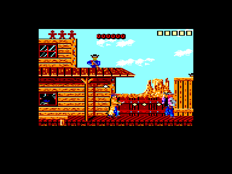 screenshot of the Amstrad CPC game Desperado 2 by GameBase CPC