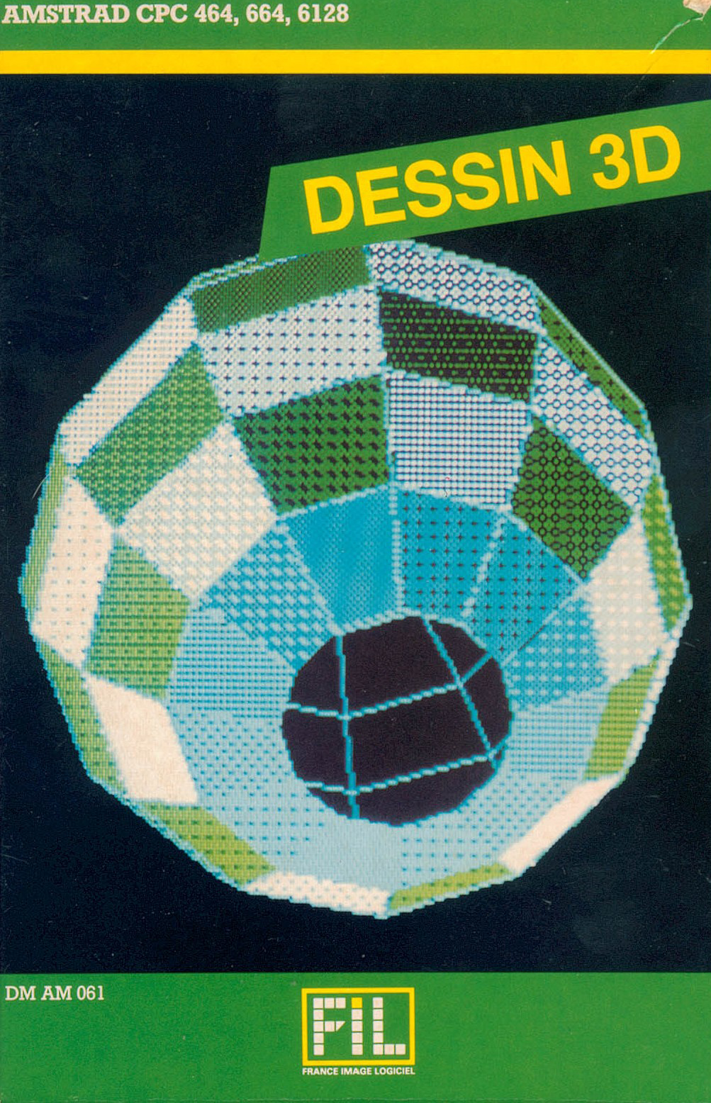 cover of the Amstrad CPC game Dessin 3D  by GameBase CPC