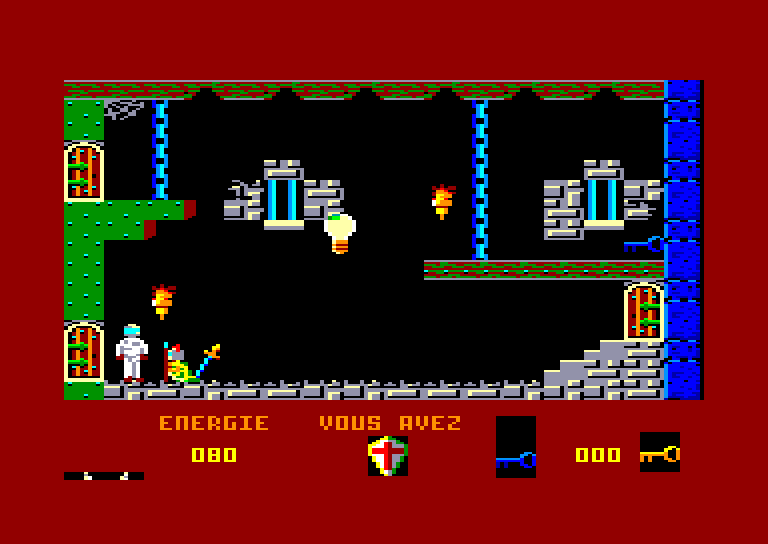 screenshot of the Amstrad CPC game Devil's castle by GameBase CPC