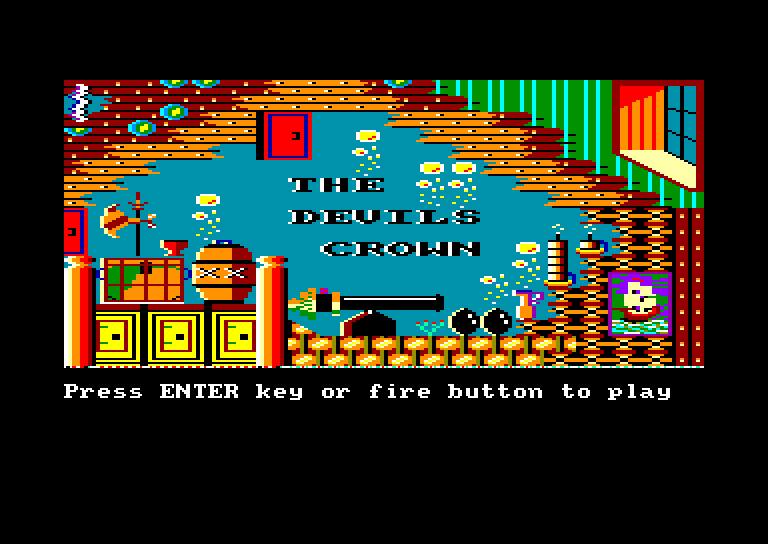 screenshot of the Amstrad CPC game Devils Crown (the) by GameBase CPC