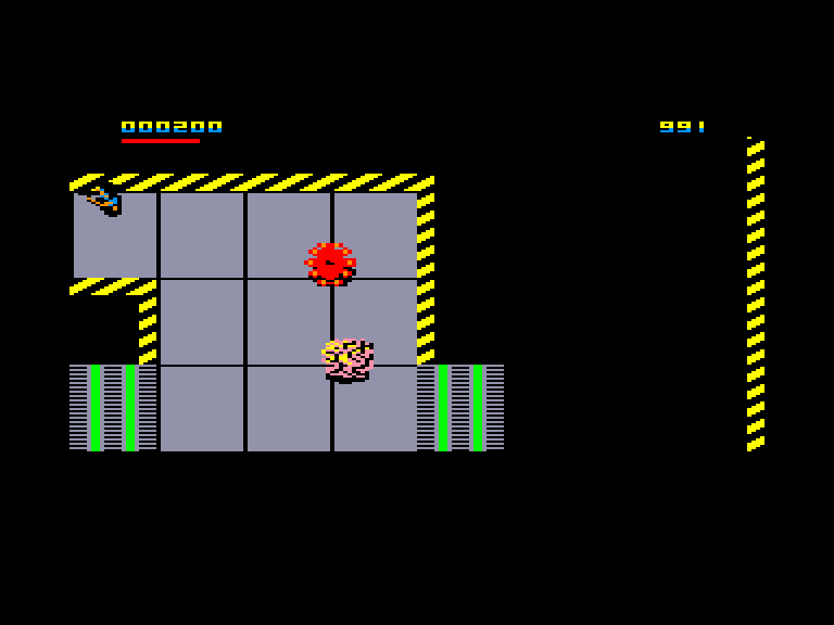 screenshot of the Amstrad CPC game Die alien slime by GameBase CPC