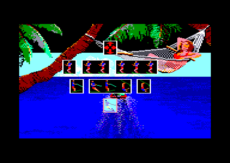 screenshot of the Amstrad CPC game Dieux de la Mer (les) by GameBase CPC