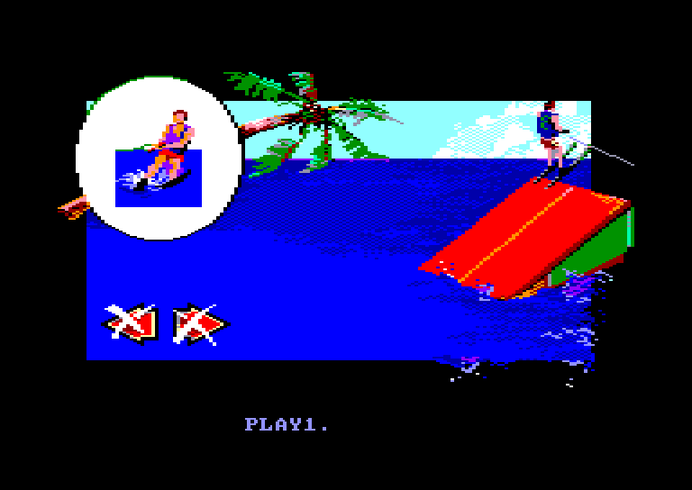 screenshot of the Amstrad CPC game Dieux de la Mer (les) by GameBase CPC