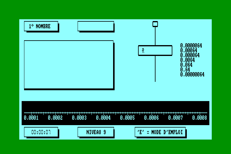 screenshot of the Amstrad CPC game Disquette Educative 3 by GameBase CPC