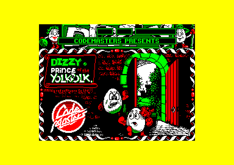 screenshot of the Amstrad CPC game Dizzy Prince of the Yolkfolk by GameBase CPC