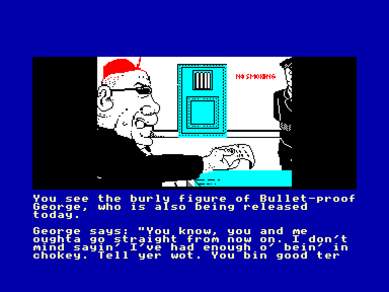 screenshot of the Amstrad CPC game Dodgy geezers by GameBase CPC