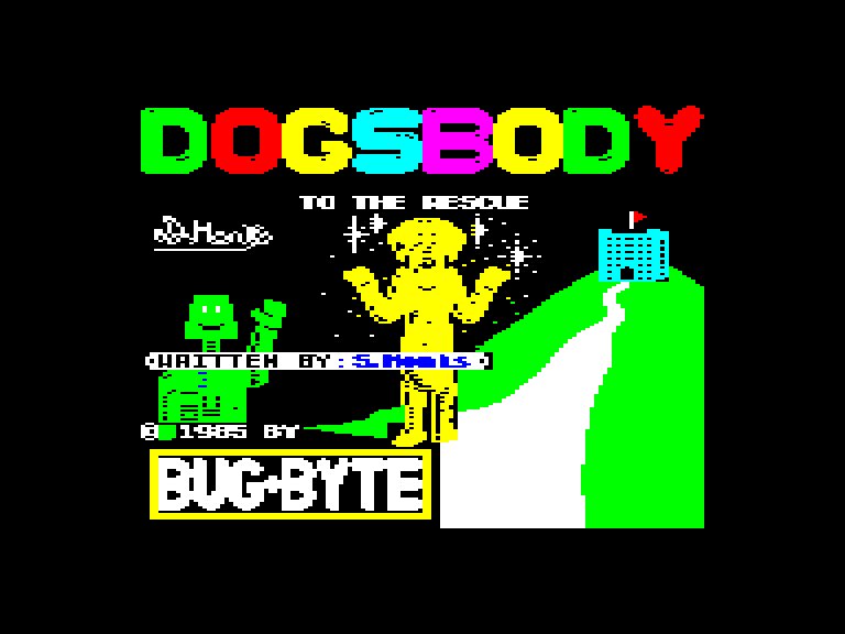 screenshot of the Amstrad CPC game Dogsbody by GameBase CPC