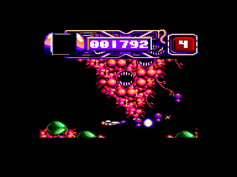 screenshot of the Amstrad CPC game Dominator by GameBase CPC