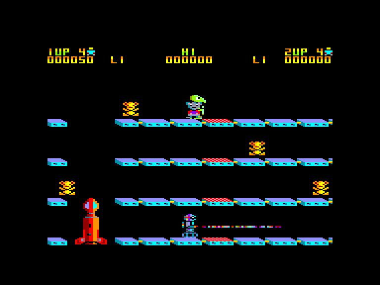 screenshot of the Amstrad CPC game Don't panic by GameBase CPC