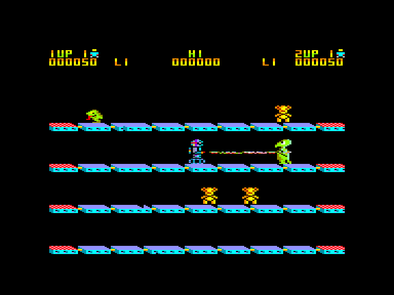 screenshot of the Amstrad CPC game Don't panic by GameBase CPC