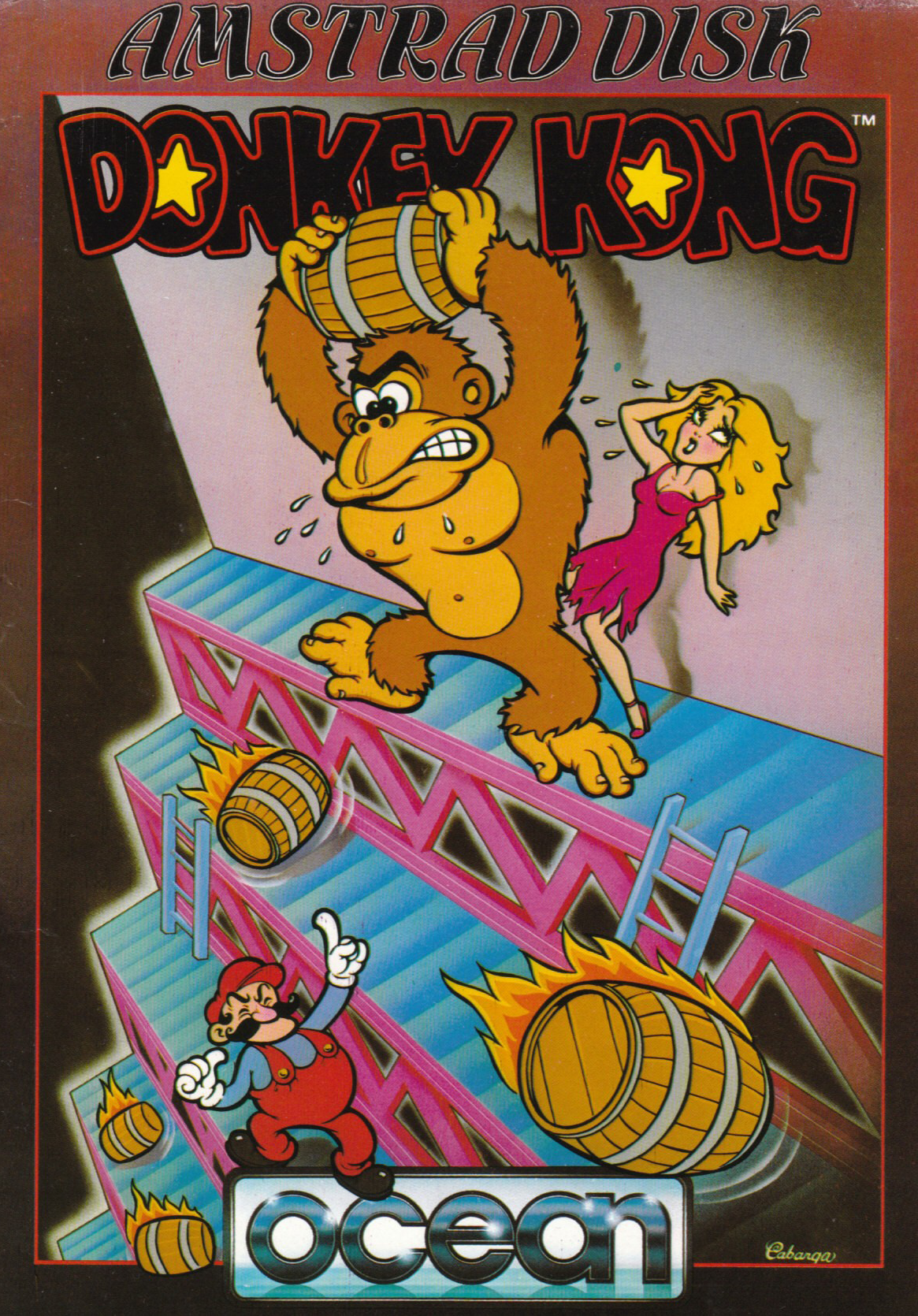 cover of the Amstrad CPC game Donkey Kong  by GameBase CPC