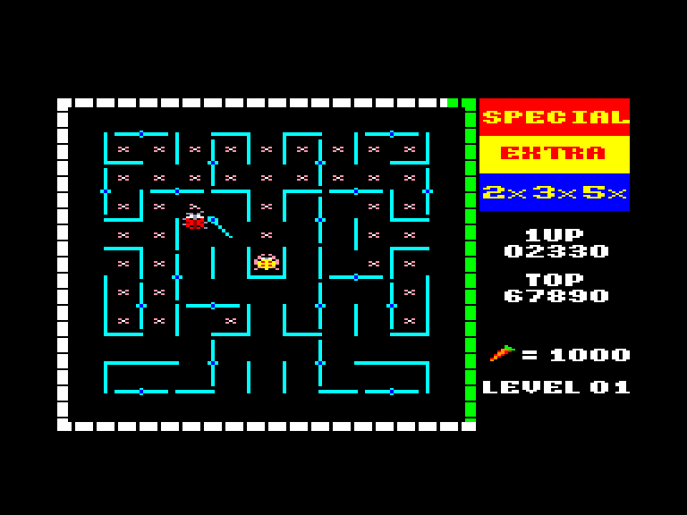 screenshot of the Amstrad CPC game Doodle Bug by GameBase CPC