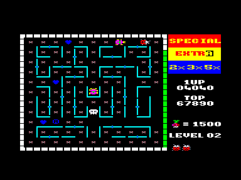 screenshot of the Amstrad CPC game Doodle Bug by GameBase CPC