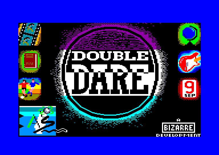 screenshot of the Amstrad CPC game Double dare by GameBase CPC