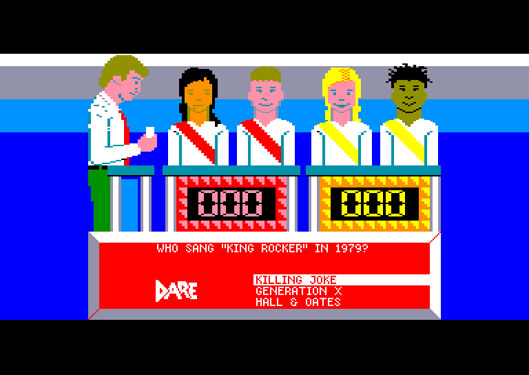 screenshot of the Amstrad CPC game Double dare by GameBase CPC